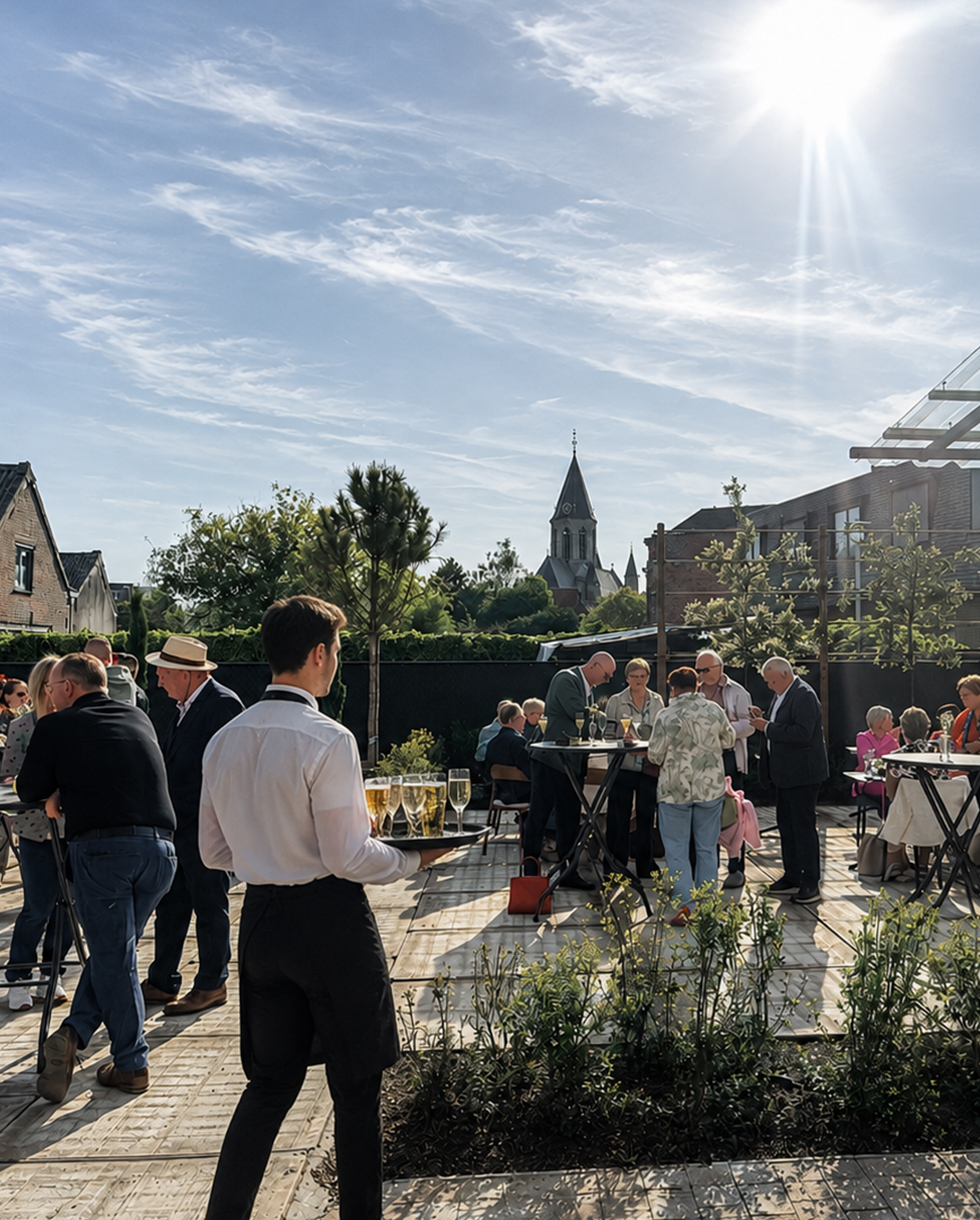 Foto_Kalkhof_Feestzaal_Zaal_Terras_Champagne_Tuinfeest_Deinze